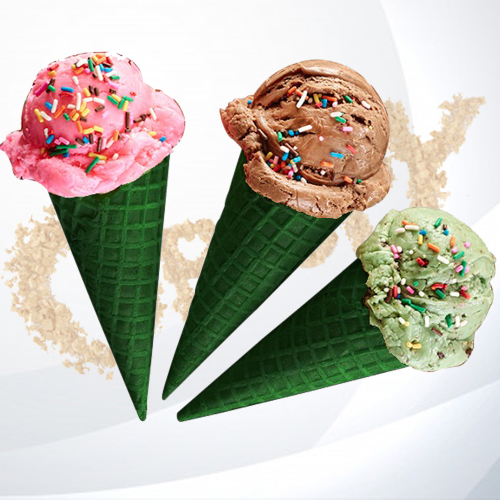 Flavored Double Scoop Wafer Cone. – The Cone Company
